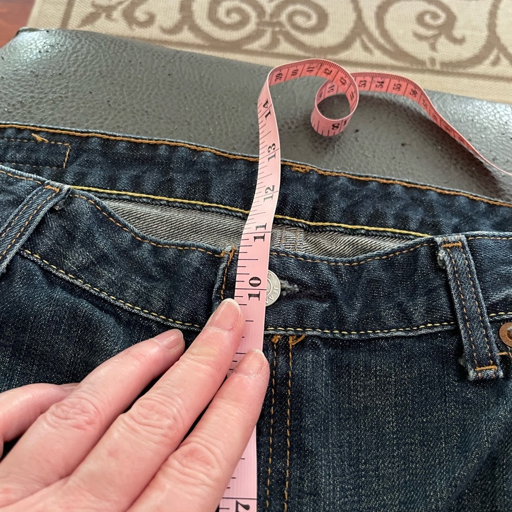Ralph Lauren Saturday blue jeans size 14 cotton medium wash denim straight leg - Picture 11 of 16